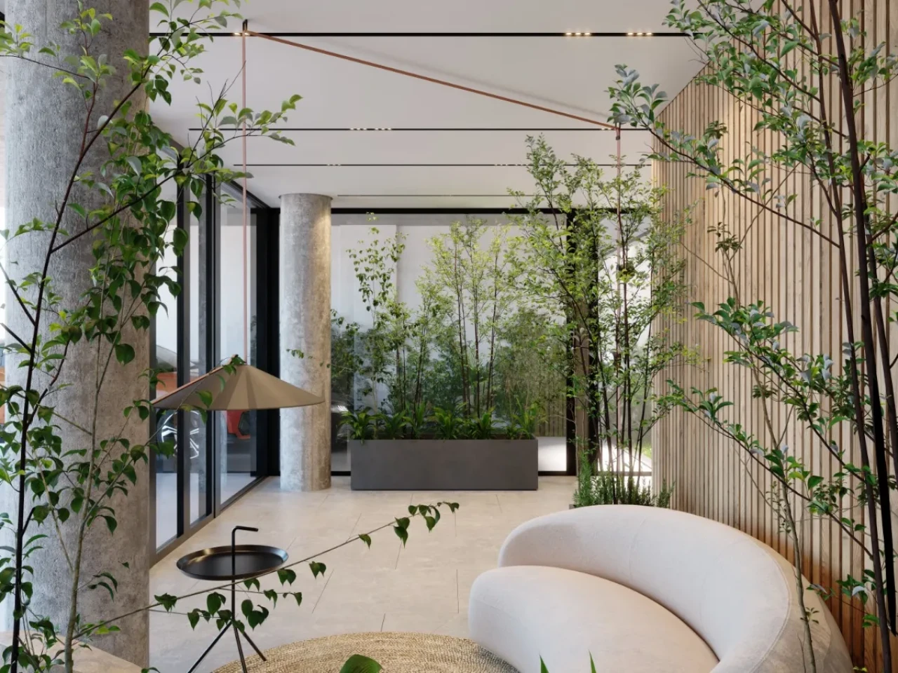 Hall recibidor edificio